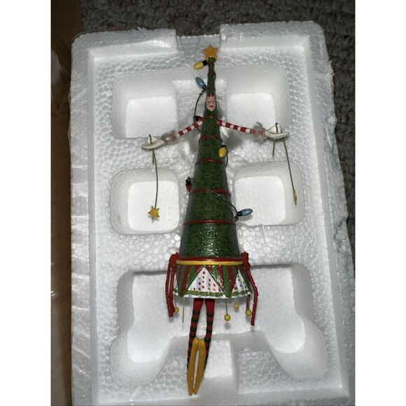 DEPT 56 Patience Brewster Christmas Krinkles Dancing Tree Lady Ornament   NEW! - Picture 1 of 2